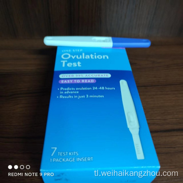 Babae ihi suriin ang LH ovulation test kit sa pagbebenta ng export oem